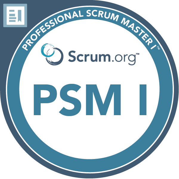 Professional Scrum Master I badge